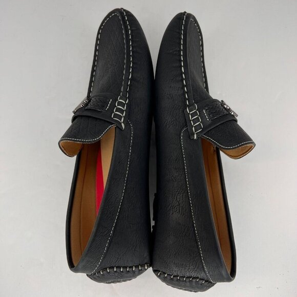 Rocawear Mens Laker Black Faux Leather Comfort Classics Slip On Size 10 Loafers - Picture 6 of 9